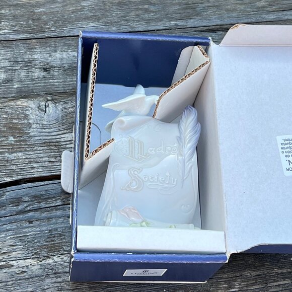 Lladro Society Porcelain Plaque Art Brings Us Together 7677 Scroll BOX - Picture 8 of 10